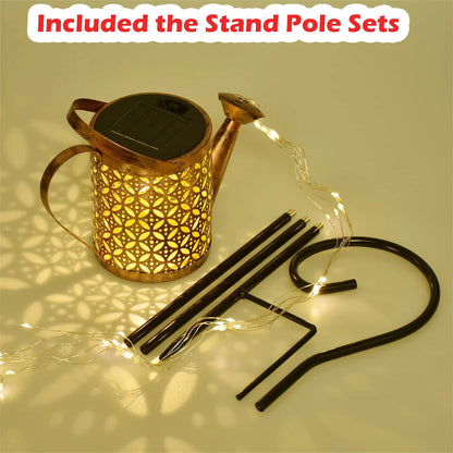 Decorative Solar Watering Can Lamp