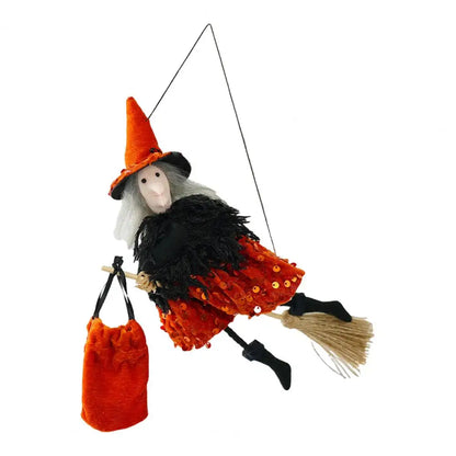 Haunted Flying Witch Ornament