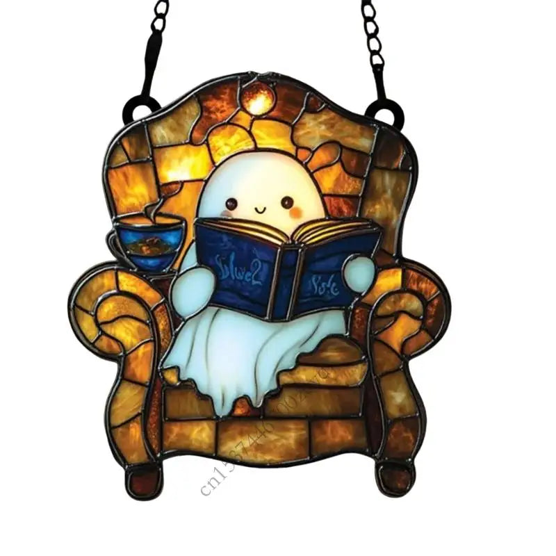 SpookyView Panels: Durable Acrylic Hanging Décor for Halloween Windows