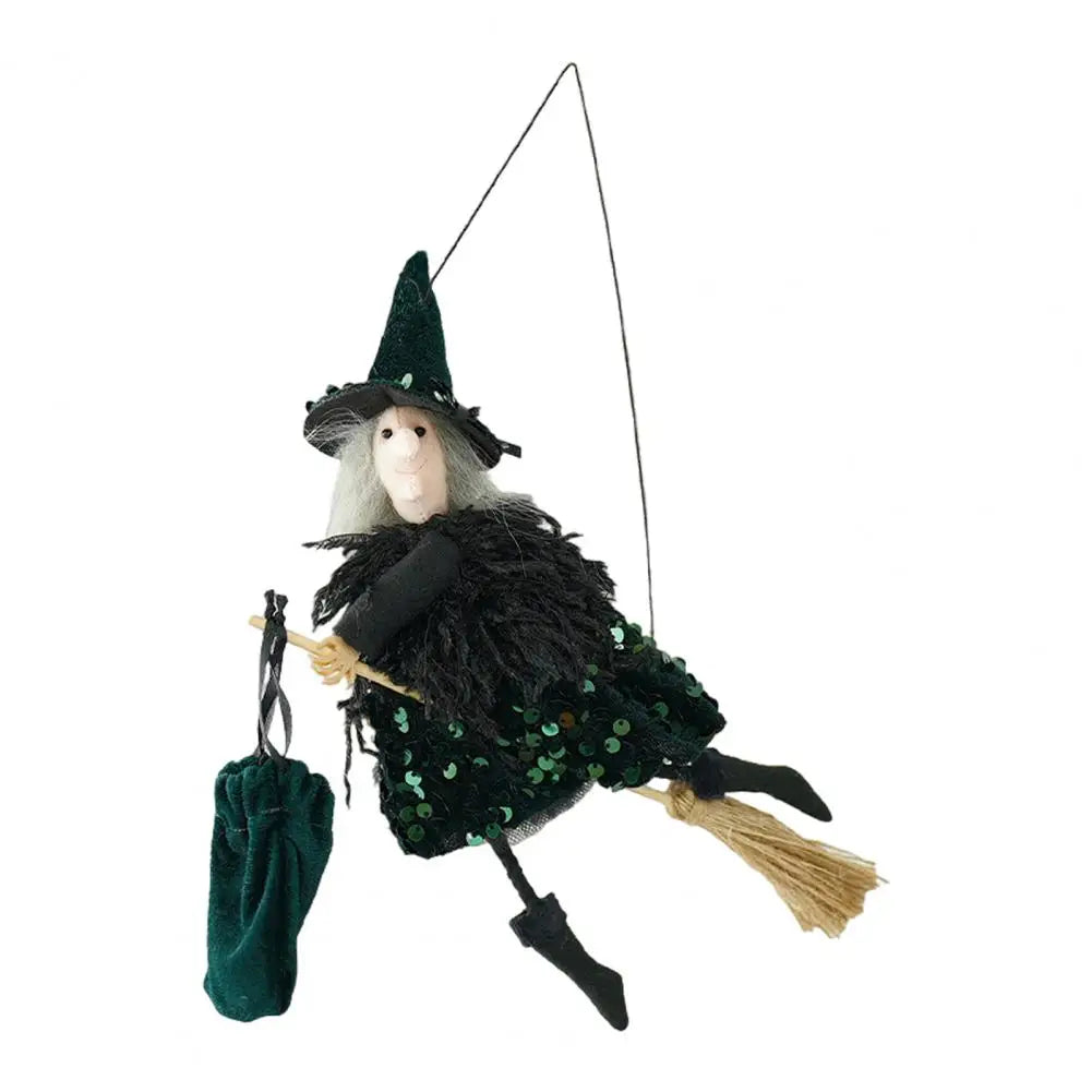 Haunted Flying Witch Ornament