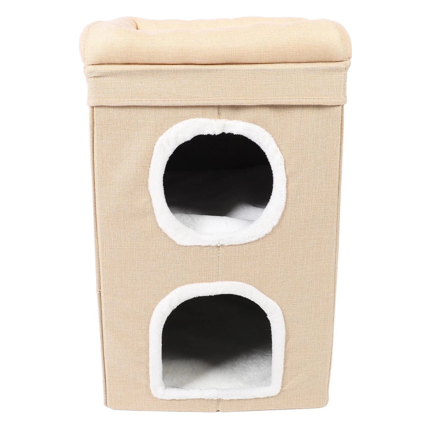 Foldable 3-Tier Cat House