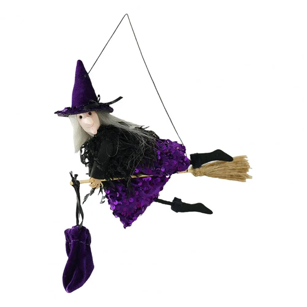 Haunted Flying Witch Ornament