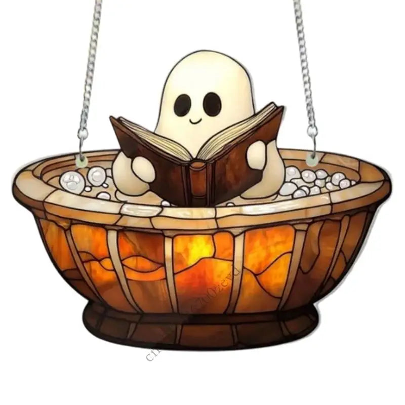 SpookyView Panels: Durable Acrylic Hanging Décor for Halloween Windows