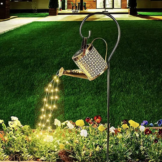 Decorative Solar Watering Can Lamp