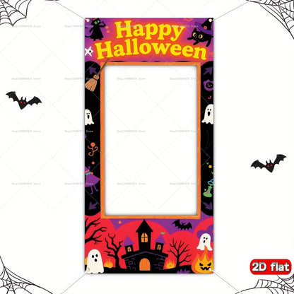 Boo-Th Fun Frame: Halloween Party Banner & Photo Decoration for Birthdays