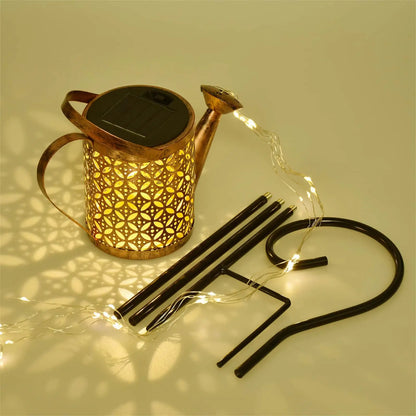 Decorative Solar Watering Can Lamp