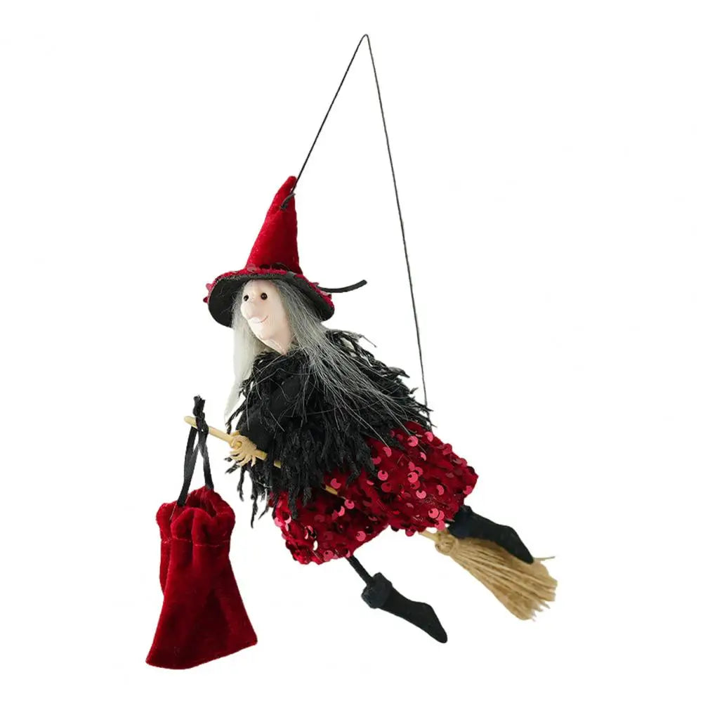 Haunted Flying Witch Ornament