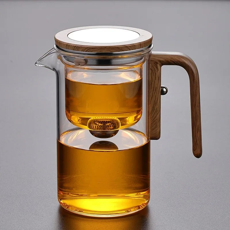 Transparent Glass Teapot with Magnetic Switch