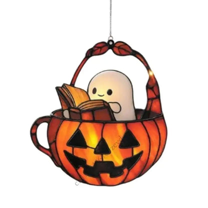 SpookyView Panels: Durable Acrylic Hanging Décor for Halloween Windows