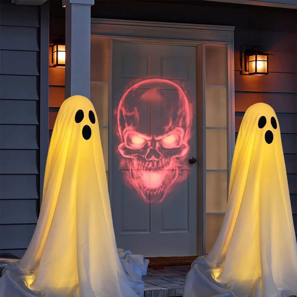 Glow Ghoul: Light-Up Halloween Ghost for Garden, Porch & Party Décor