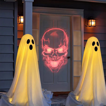 Glow Ghoul: Light-Up Halloween Ghost for Garden, Porch & Party Décor
