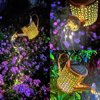 Decorative Solar Watering Can Lamp