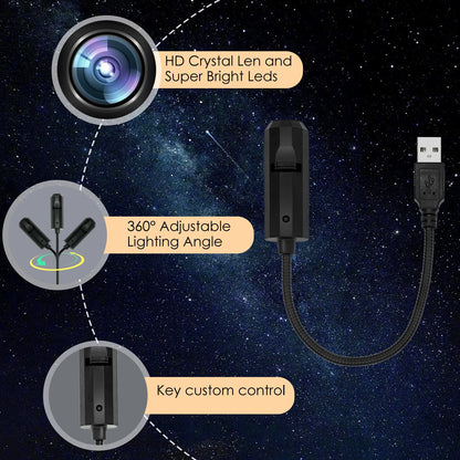 SkullBeam: Halloween LED Projection Lamp with 3 Switchable Patterns