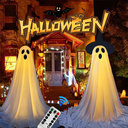 Glow Ghoul: Light-Up Halloween Ghost for Garden, Porch & Party Décor