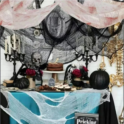 Terror Stain Sheets: 2–20M Bloody Hanging Decoration for Stairs & Rooms