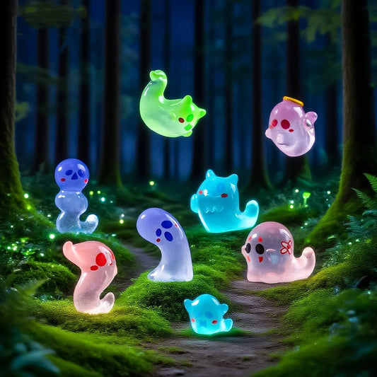 Spooky Sprites: Mini Light-Up Halloween Ghosts for Crafts & Party Displays