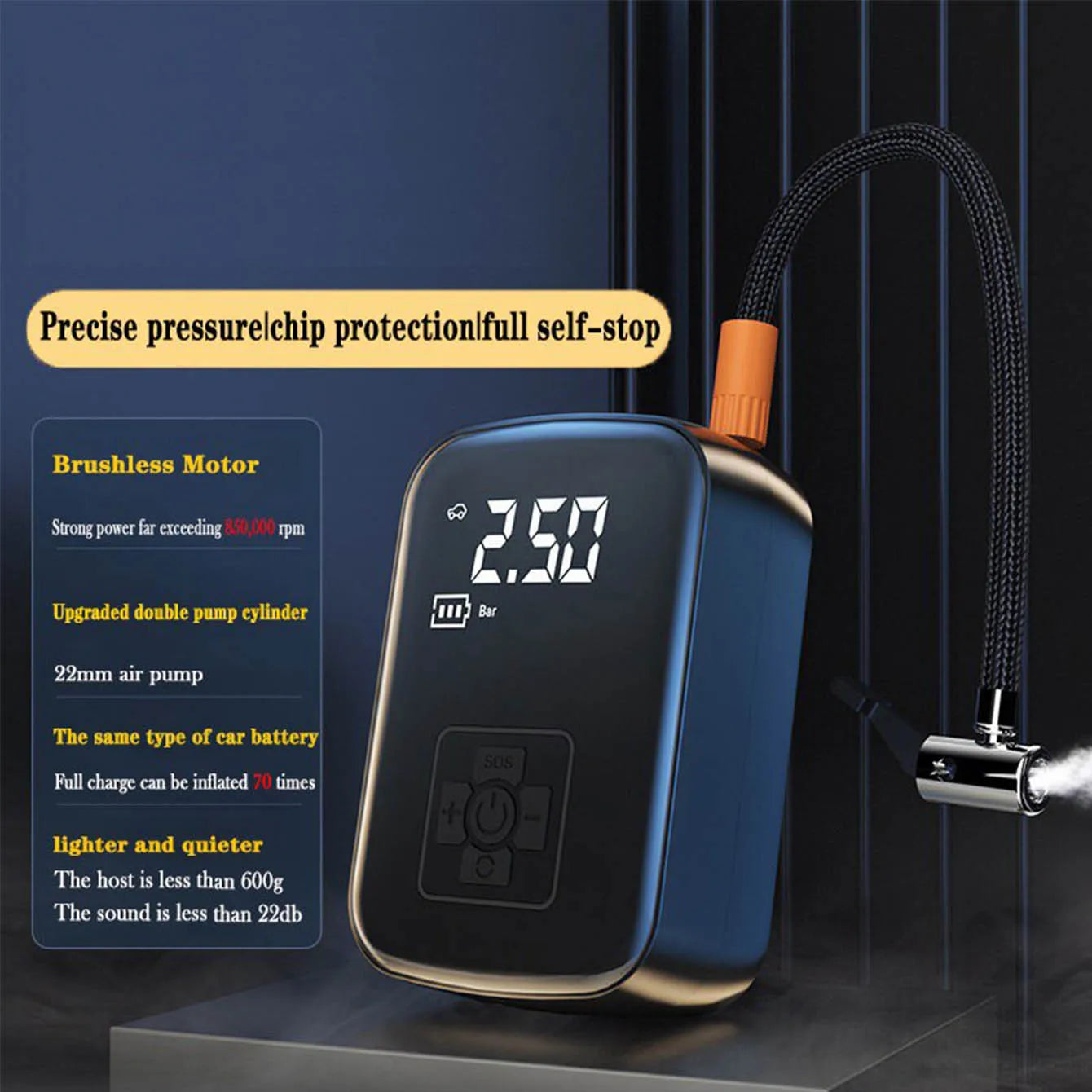Portable Car Tyre Inflator