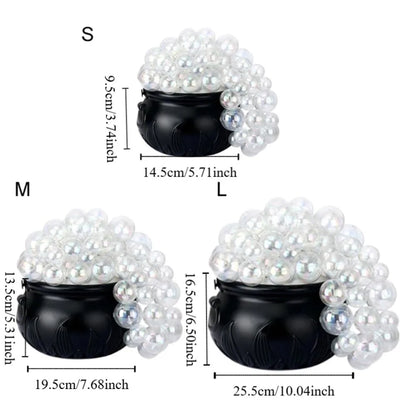 Mystic Bubble Cauldron: Light-Up Witch Bowl with Remote & Candy Jar Function
