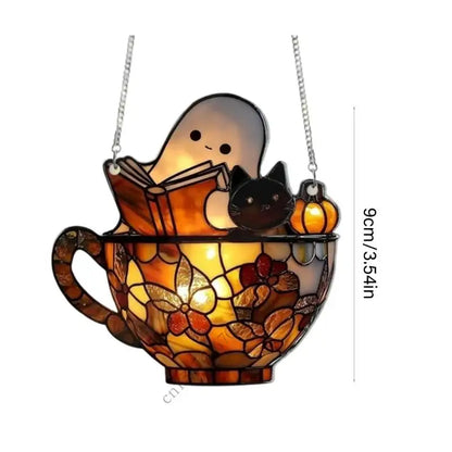 SpookyView Panels: Durable Acrylic Hanging Décor for Halloween Windows