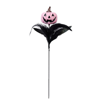 Midnight Harvest: Black Maple & Pumpkin Stems for DIY Halloween Décor