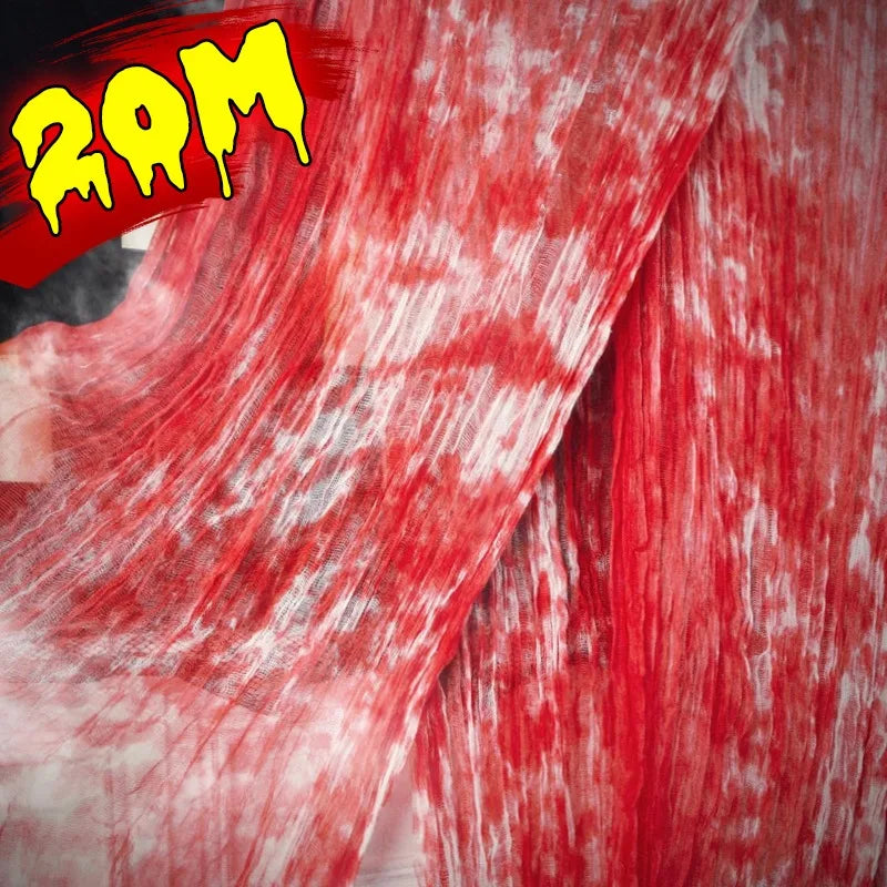 Terror Stain Sheets: 2–20M Bloody Hanging Decoration for Stairs & Rooms